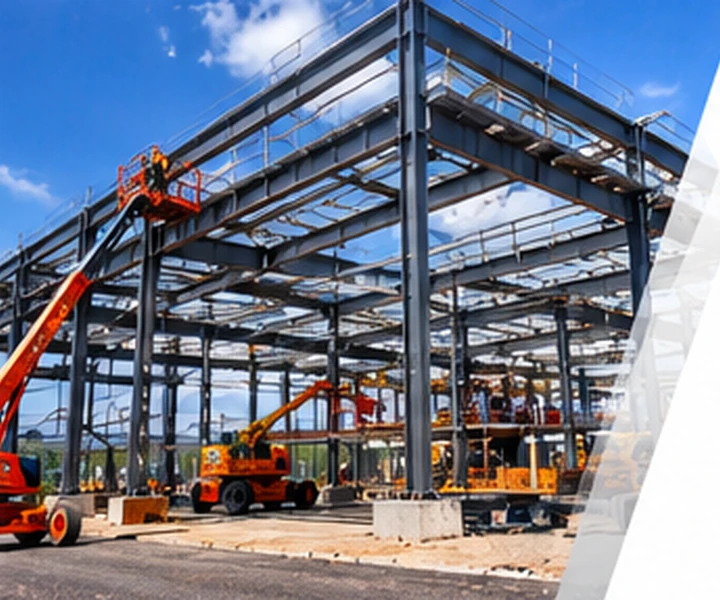 Engineering steelwork installation